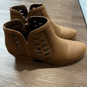 Brown booties